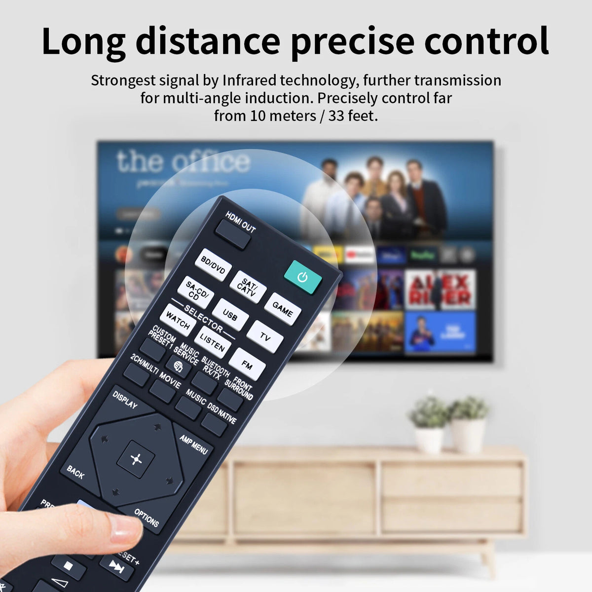 RMT-AA320U Remote Control For Sony AV Receiver STR-ZA810ES STR-DN1080