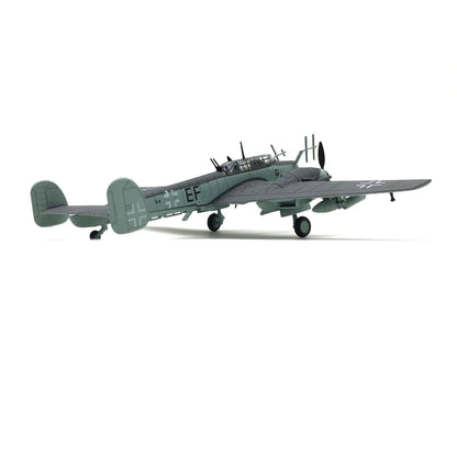 WWII German Bf-110 Fighter G-4 Night Fighter Model 1:100 Alloy Aircraft Model