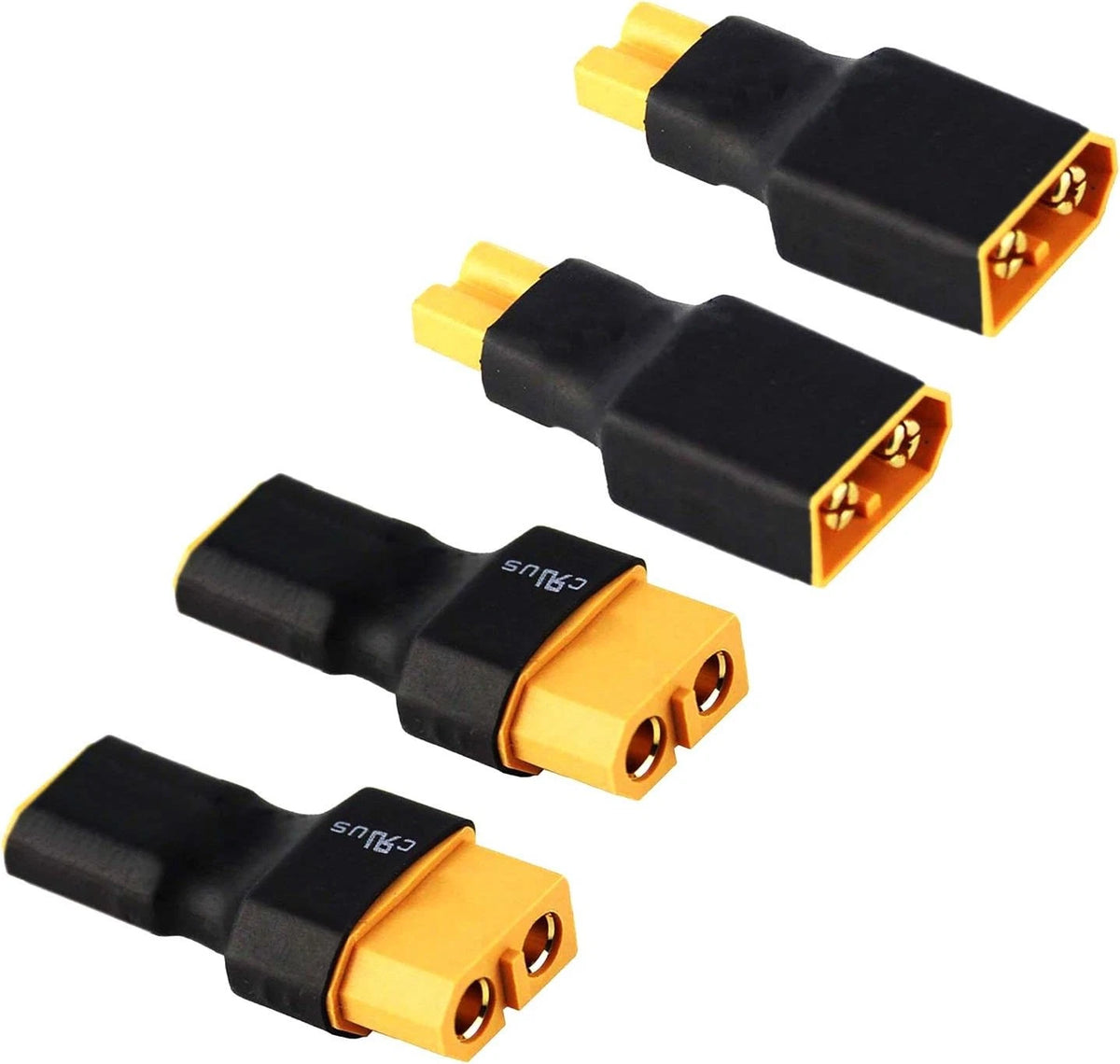 2Pair ShareGoo RC XT30 to XT60 Plug Female Male Adapter Connector for Black