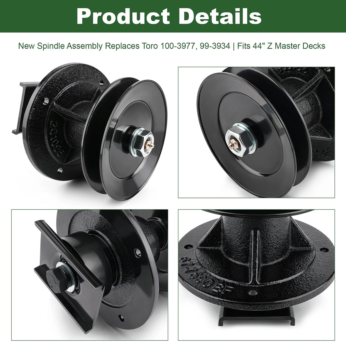 44" Deck Spindle Assembly for Toro Z Master Z147 Z148 Z150 100-3977 99-3934