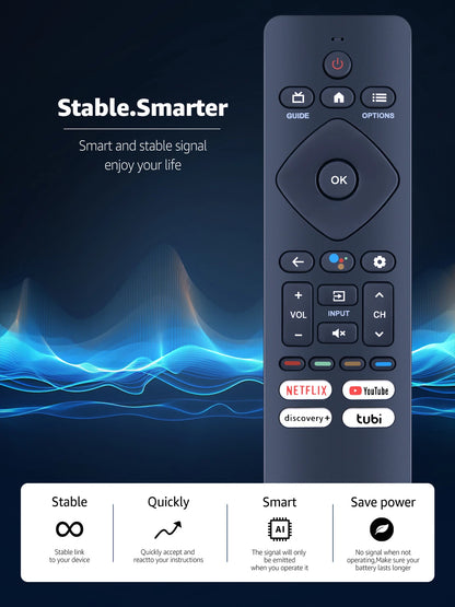 Remote Control For Philips TV 43PUL7672/F7 50PUL7552/F7 50PUL7672/F7 55PUL7672/F