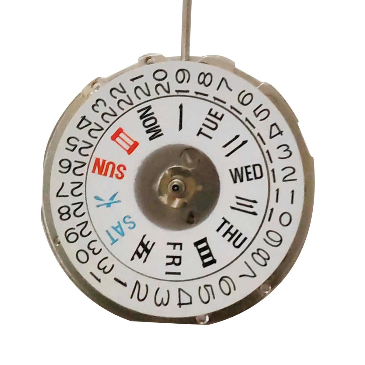 Automatic Mechanical Movement Day Date Crown at 3 For NH36 27.4mm Diameter