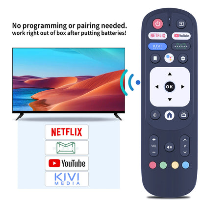Replacement Voice Remote Control For Kivi RC28 RC90 TV