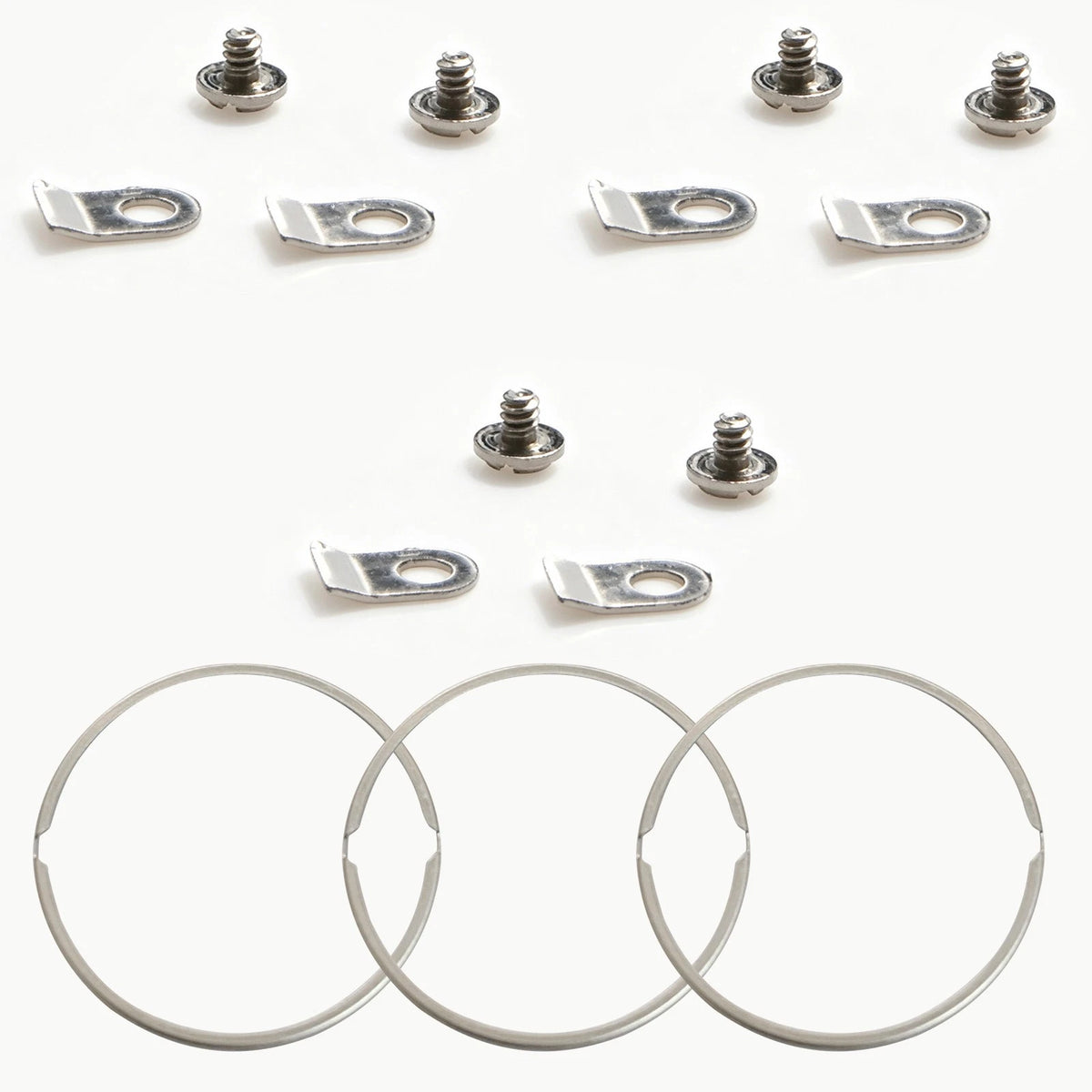 Movement Steel 6* Clamps+6*Screws+3* Mounting Rings For ETA 2824 2834 2846 2836