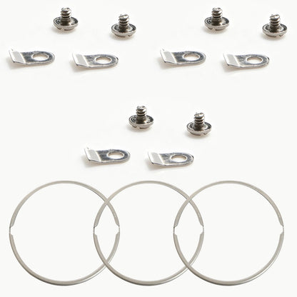 Movement Steel 6* Clamps+6*Screws+3* Mounting Rings For ETA 2824 2834 2846 2836