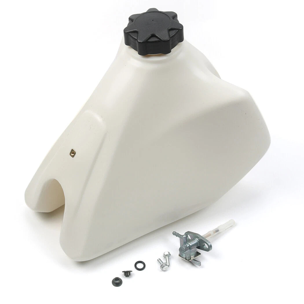 Plastic Fuel Tank Gas Cap White For HONDA XR200R 1985-2002