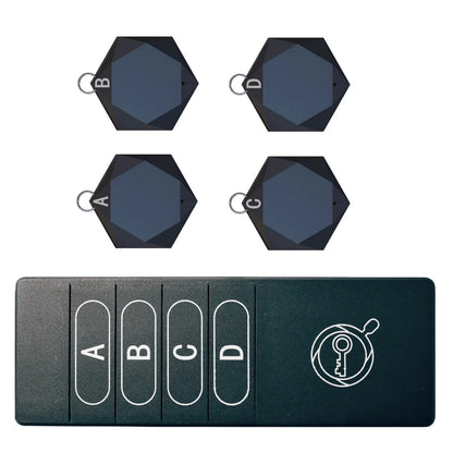 4-in-1 Key Finder Wireless Alarm Anti Lost Key Wallet Tag Tracker Accessories