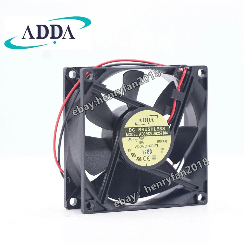 ADDA AD08024UB257104 AD0824UB-A71GL Axial Fan DC24V 0.16A 80*80*25MM Cooling Fan