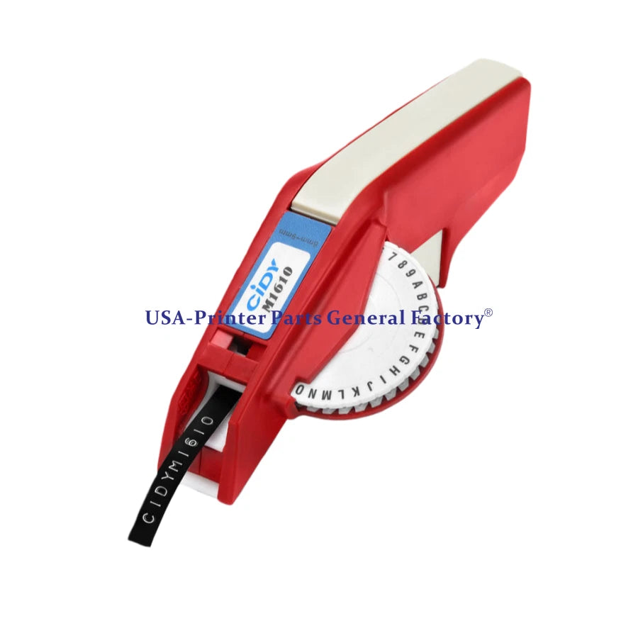 Manual Label Printer For Dymo 1610 Manual Label Maker 3D Embossing Plastic Label