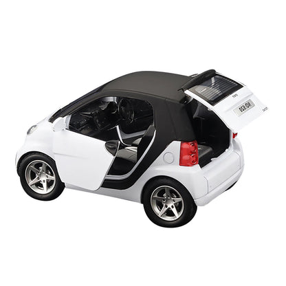 White 1:32 Pull-Back Model Car Metal Diecast Toy Vehicle Sound Light Kids Gift A