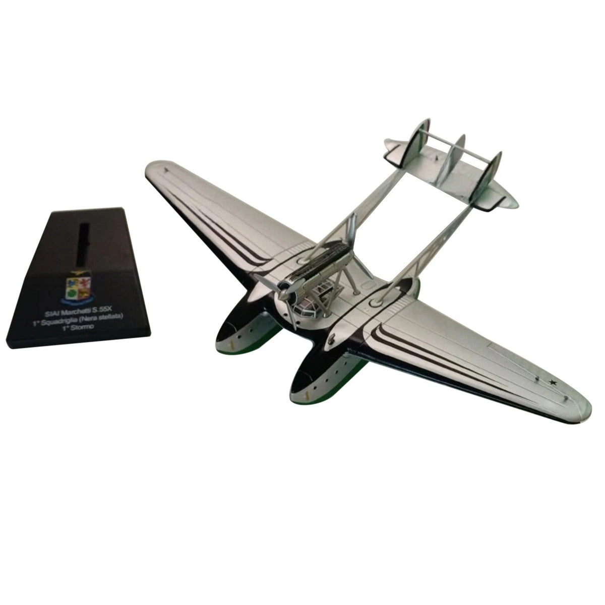 Durable Diecast Alloy 1/144 Scale WWII SIAI-Marchetti S.55X Aircraft Model Gift