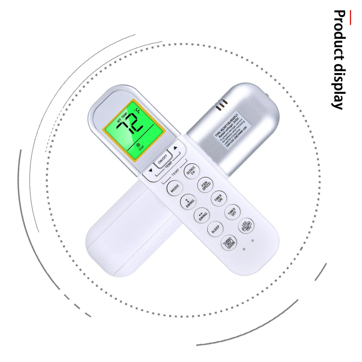 Remote Control For Midea ComfortStar Frigidaire Cooper&Hunter Air Conditioner