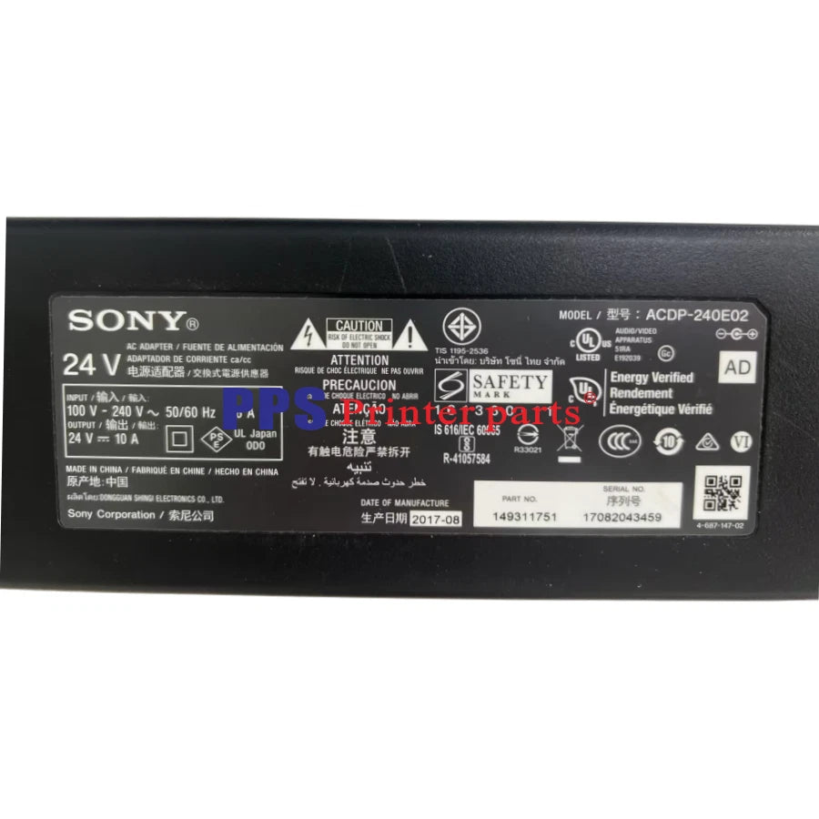 Fit SONY ACDP-240E02 24V 10A LCD TV Power Adapter Shipped from the U.S.