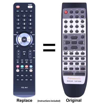 EUR7702260 Replace Remote Control For Panasonic SA-HE75 SA-HE7 SA-HE70