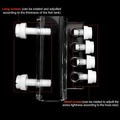 Aquarium dosing pump tubing holder Fixture,Dosing for aquarium...