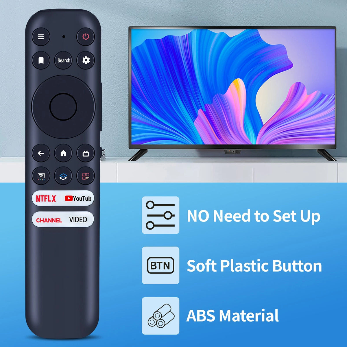 RC902N FMR1 Remote Control For TCL TV 75R646 65R646 55R646 Without Voice