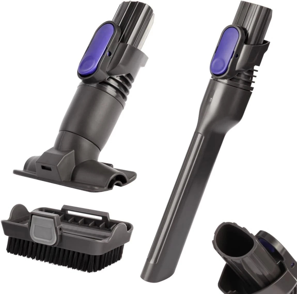 Vacuum Crevice Tool Brush 9.44 x 5.90 x 2.55 inch, 2-in-1 brush + Slit