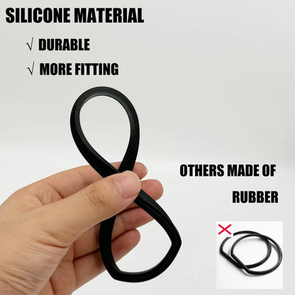 MITCHENIFY 2PCS Replacement Gasket Compatible with Ryobi 18v Stick Black