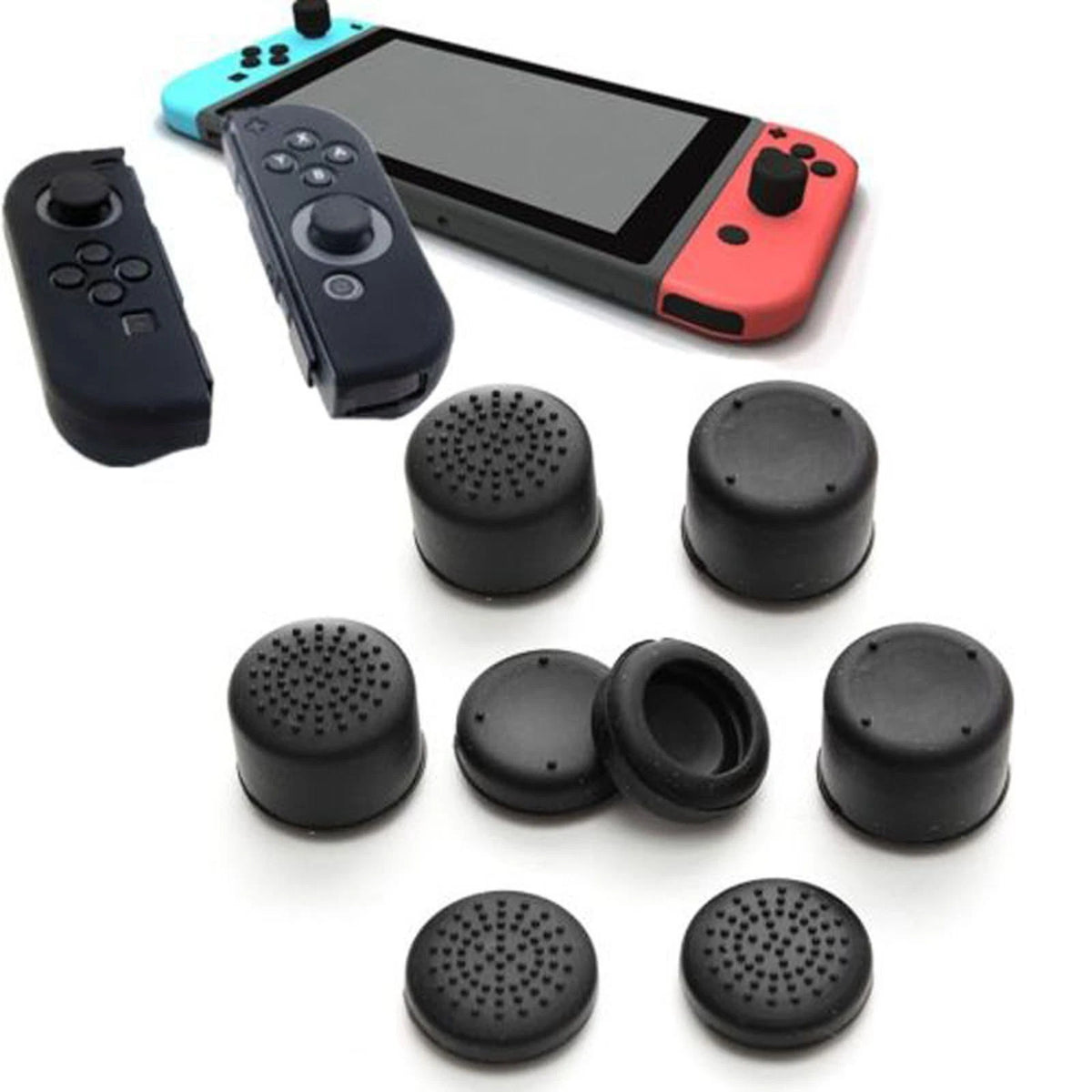 16Pcs Silicone Thumb Grip Caps Joystick Cover For Nintendo Switch NS Controller