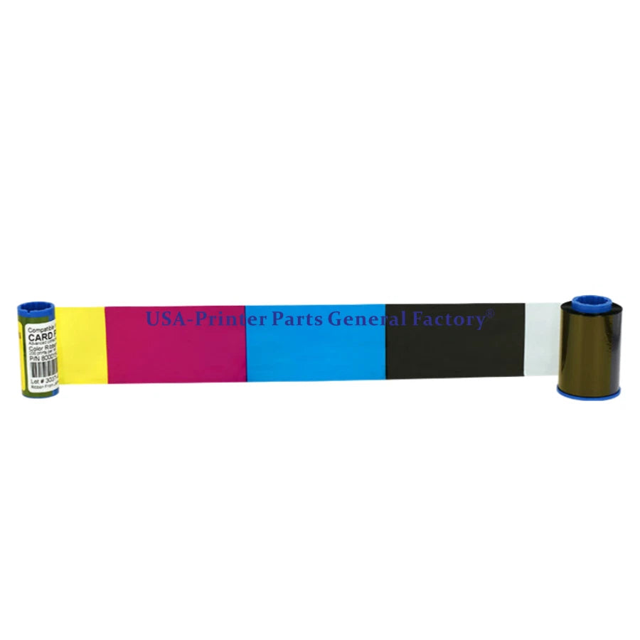 800015-140 YMCKO Ribbon For Zebra P300C P520C P310C Card Printer 200 Prints