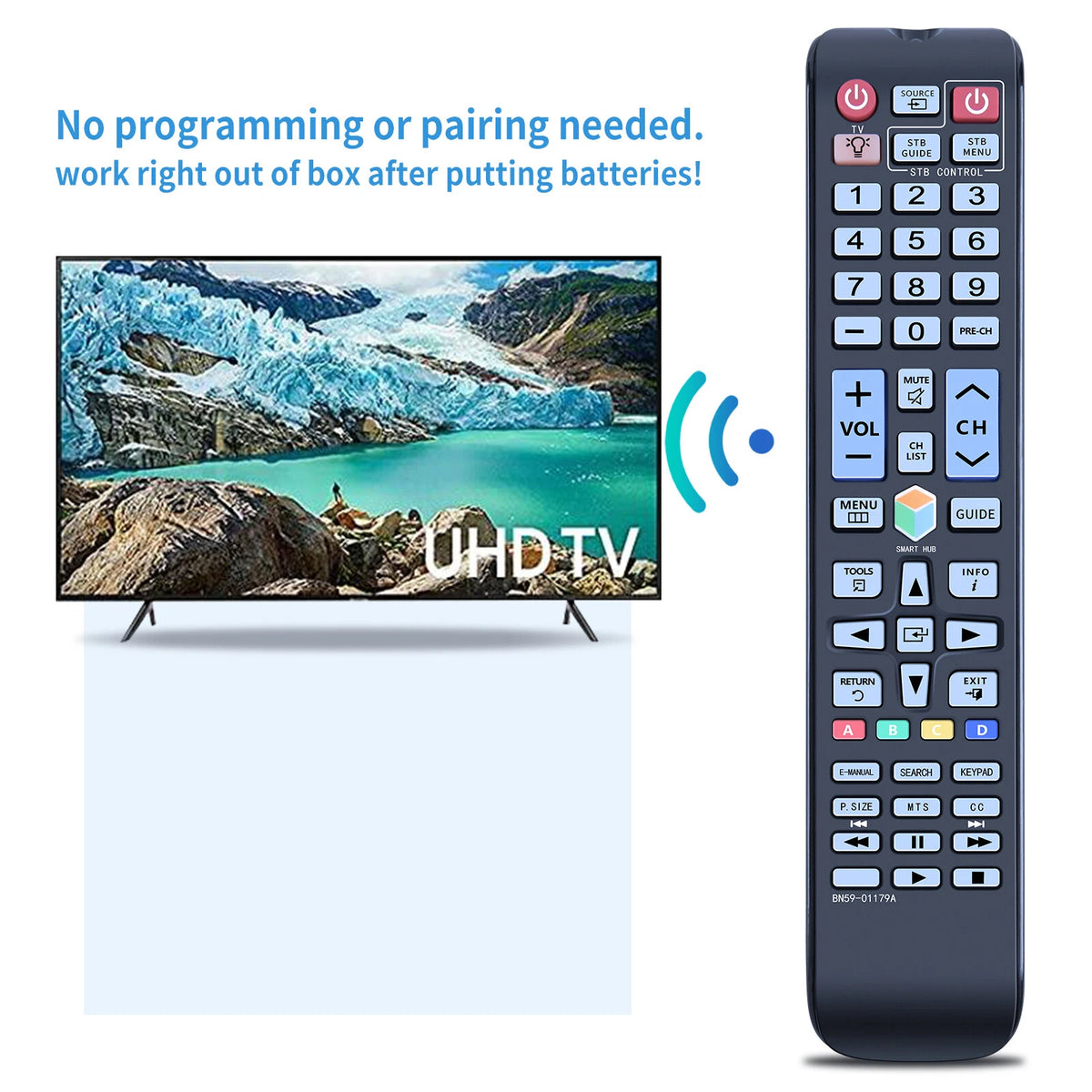 BN59-01179A For Samsung TV Remote Control UN32H6350AF UN39H5204AFXZA