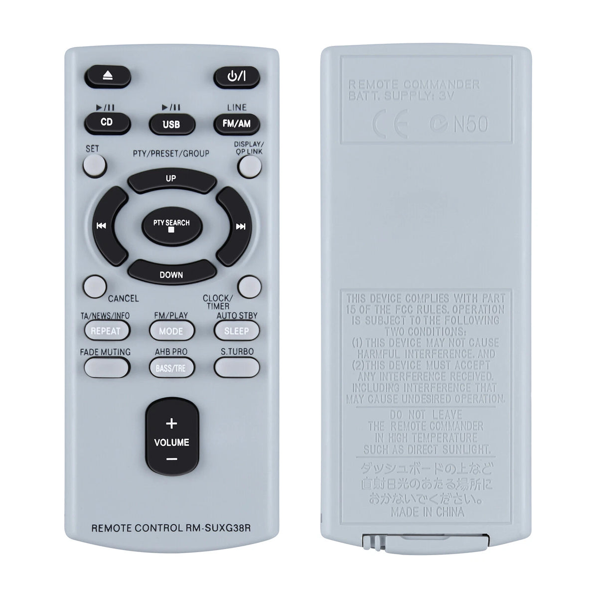 RM-SUXG38R sub RM-SUXN1R For JVC Remote Control UX-N1 UX-N1S UX-N1W CA-UXN1S