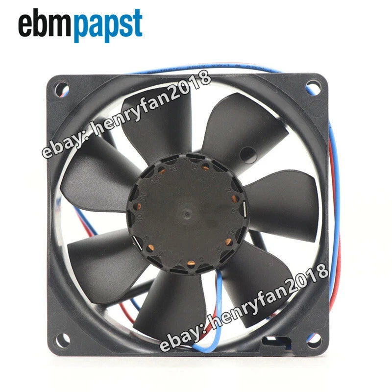 Ebmpapst 8414NG DC Axial Fan 24V 85mA 2.0W 80*80*25MM 2-Wires Papst Cooling Fan