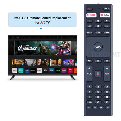 RM-C3363 Replacement IR Remote Control For JVC LED TV LT-32KB208