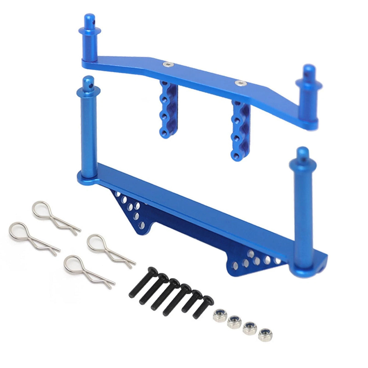 1/10 RC Car Aluminum Alloy Front & Rear Body Posts& Mounts For Traxxas Slash 2WD
