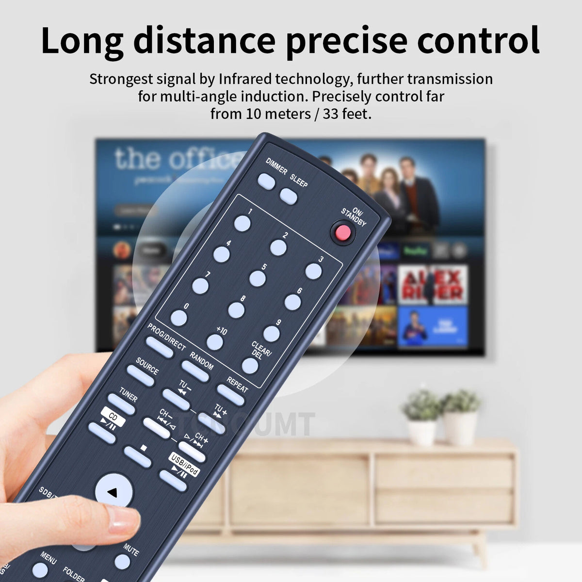 RC-1127 Remote Control For Denon 943307007900D RT943307007900D DM38 RCDM38