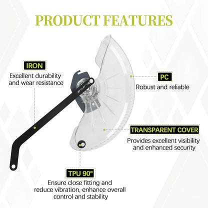 12" Miter Saw Blade Guard for Ryobi TSS121, TSS121T, TSS120 - Safety Clear
