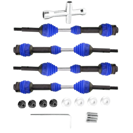 4* Driveshafts For TRAXXAS Hoss/Rustler/Slash/Stampede 4X4 2wd 1/10 RC Car y