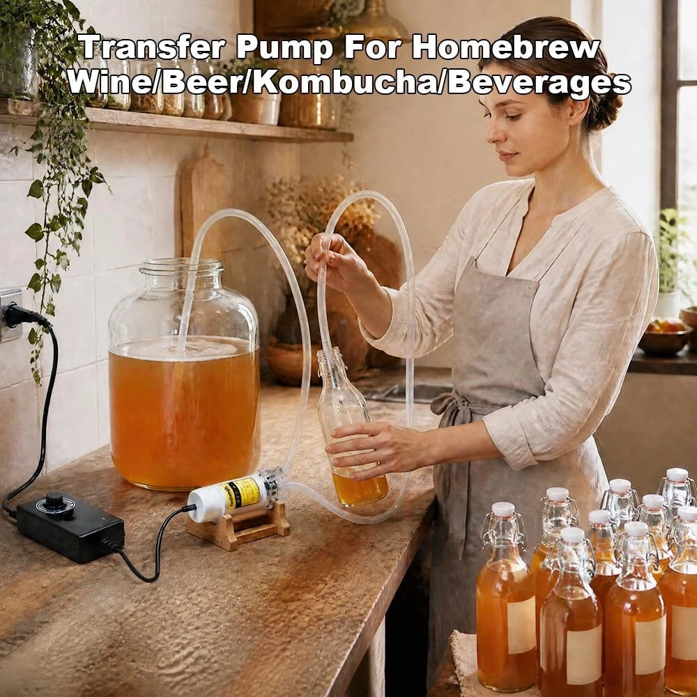 Food Grade Small Electric Water Transfer Small, White-with Speed Adjustable
