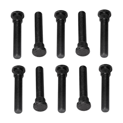 (Set of Ten Studs)  1" Longer than Stock Wheel Stud Bolt for 65-04 Ford Mustang