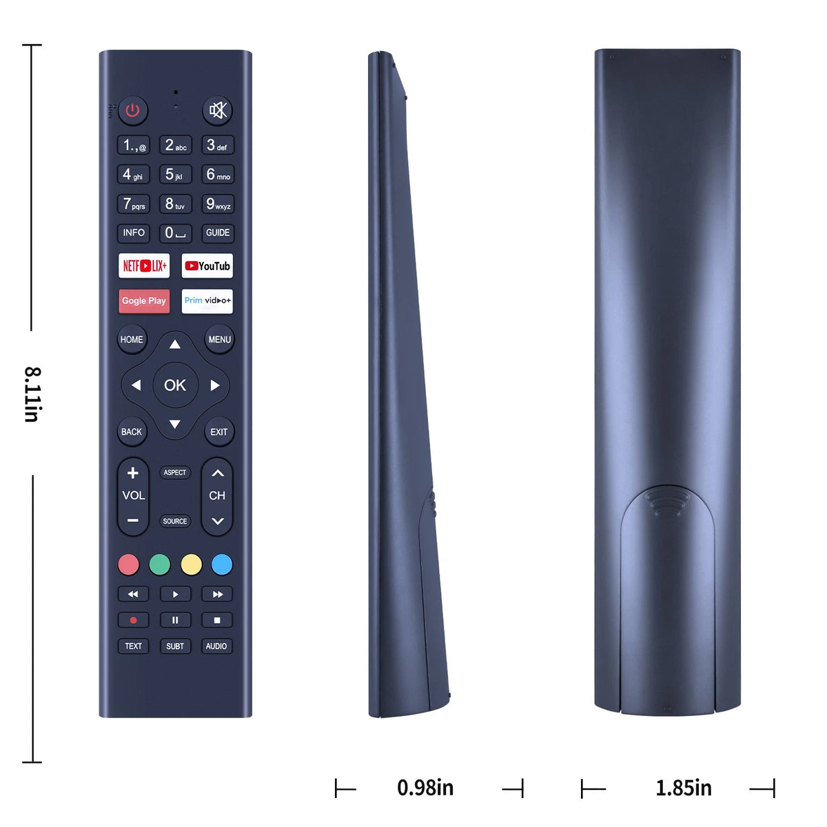 Replacement Remote Control For Remote Control For CRUA 32 Inch Smart TV