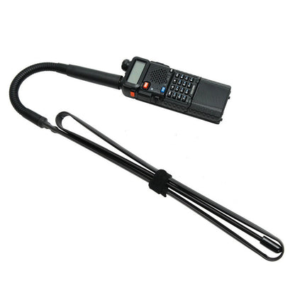 48.8'' Dual Band VHF/UHF Gooseneck SMA-Male CS Antenna For Kenwood Two Way Radio
