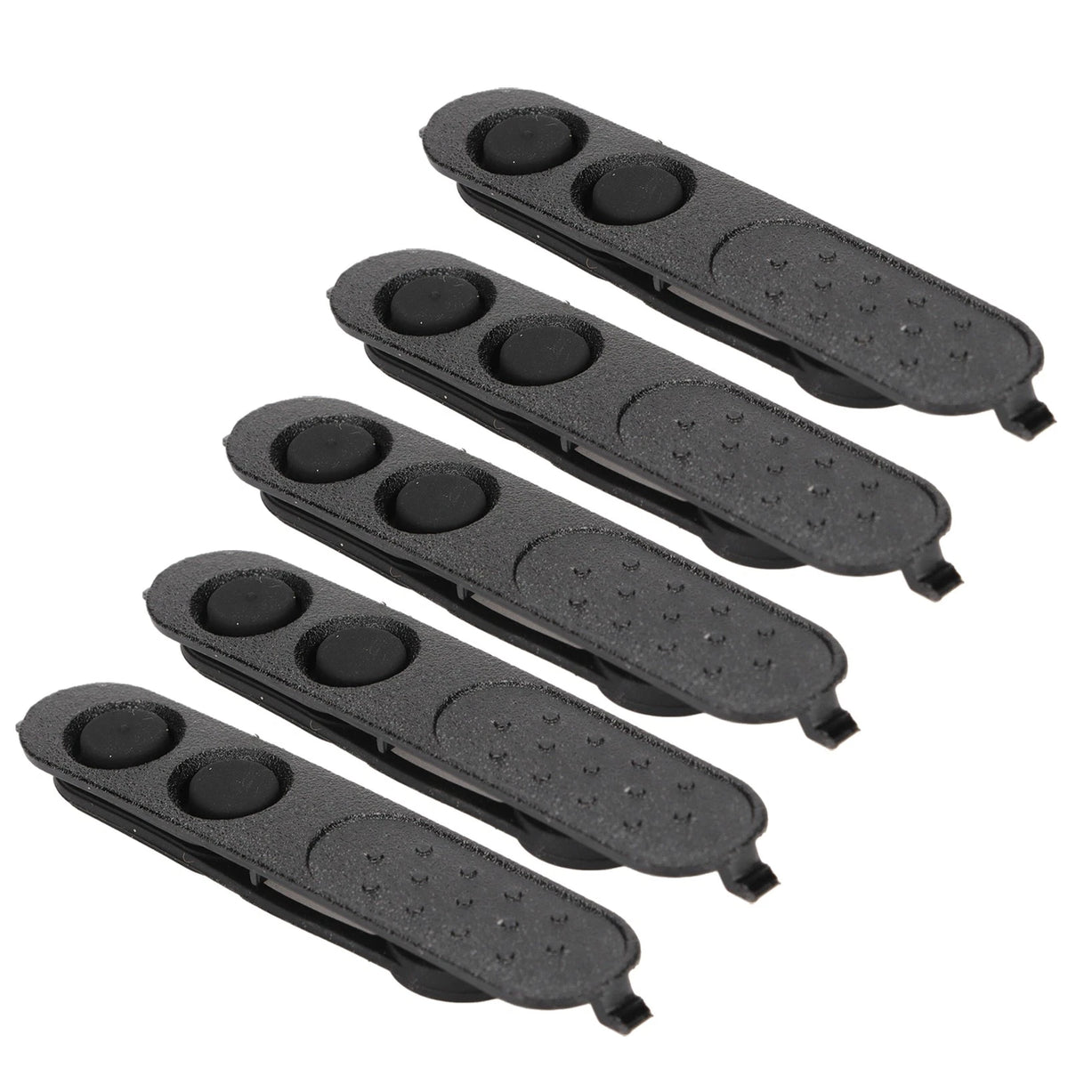 5Pcs Walkie Talkie PTT Lock + Rubber For Motorola XIR P3688 DEP450 DP1400 CP200d