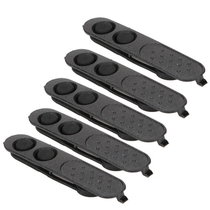 5Pcs Walkie Talkie PTT Lock + Rubber For Motorola XIR P3688 DEP450 DP1400 CP200d