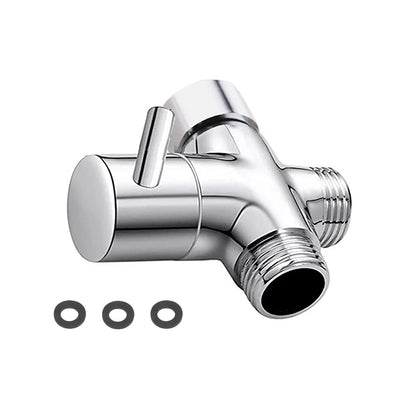 Solid Metal Water Divider 1/2in Connection for Handheld Fixed Head Switching