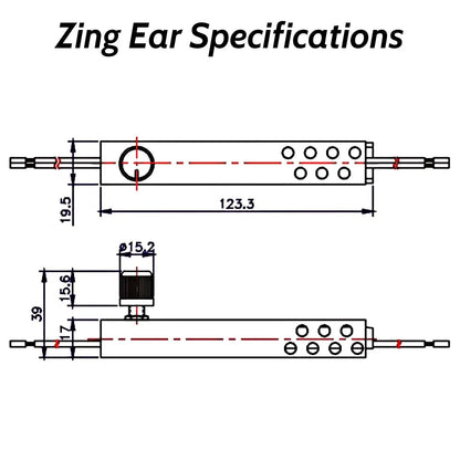 Txelegant Zing Ear ZE-02 Rotary Dimmer Switch for Floor Lamps Halogen...