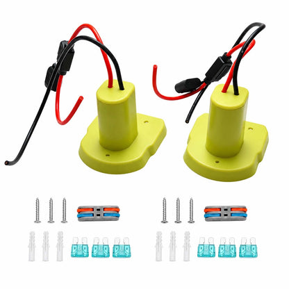 Fits for Ryobi 18V Battery Adapter Conversion Kit Mini Pump 12V with 30A Fuse