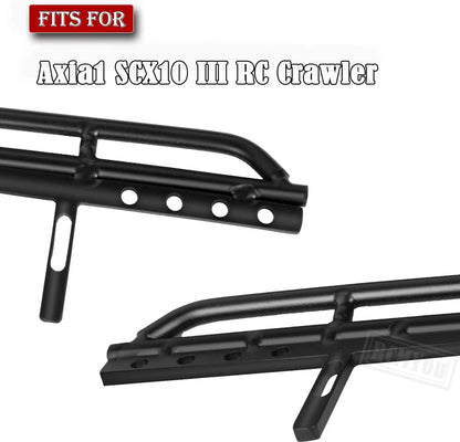 Side Pedal Upgrades Part for Axial SCX10 III RC Crawler,Metal Rock Sliders...