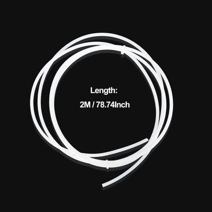 2M PTFE Teflon Tube for 3D Printer - 1.75mm Filament, 4mm OD X 2mm Ptfe