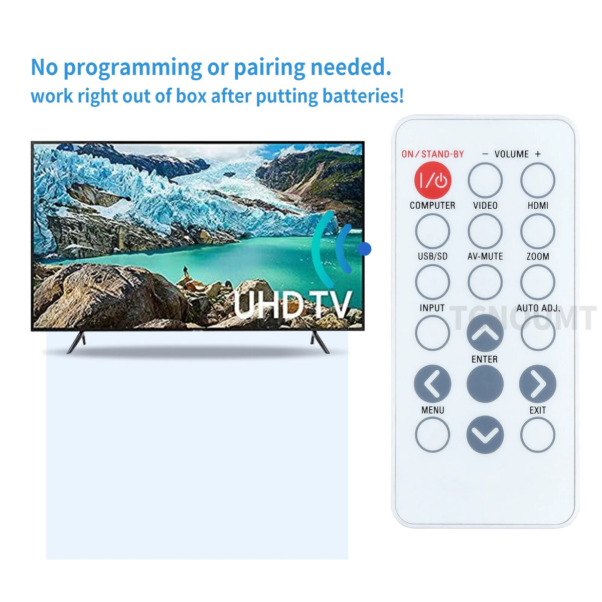 IR28012 Replacement Remote Control For Toshiba Projector NPX10A NPS10A