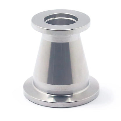 SS304 Vacuum Conical Reducer KF adaptor fittings, KF25 to KF16, Silver