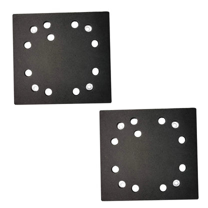 2PCS 1/4" Square 10 Holes Sander Disc and Backing Plate For Dewalt DW411 BD5000