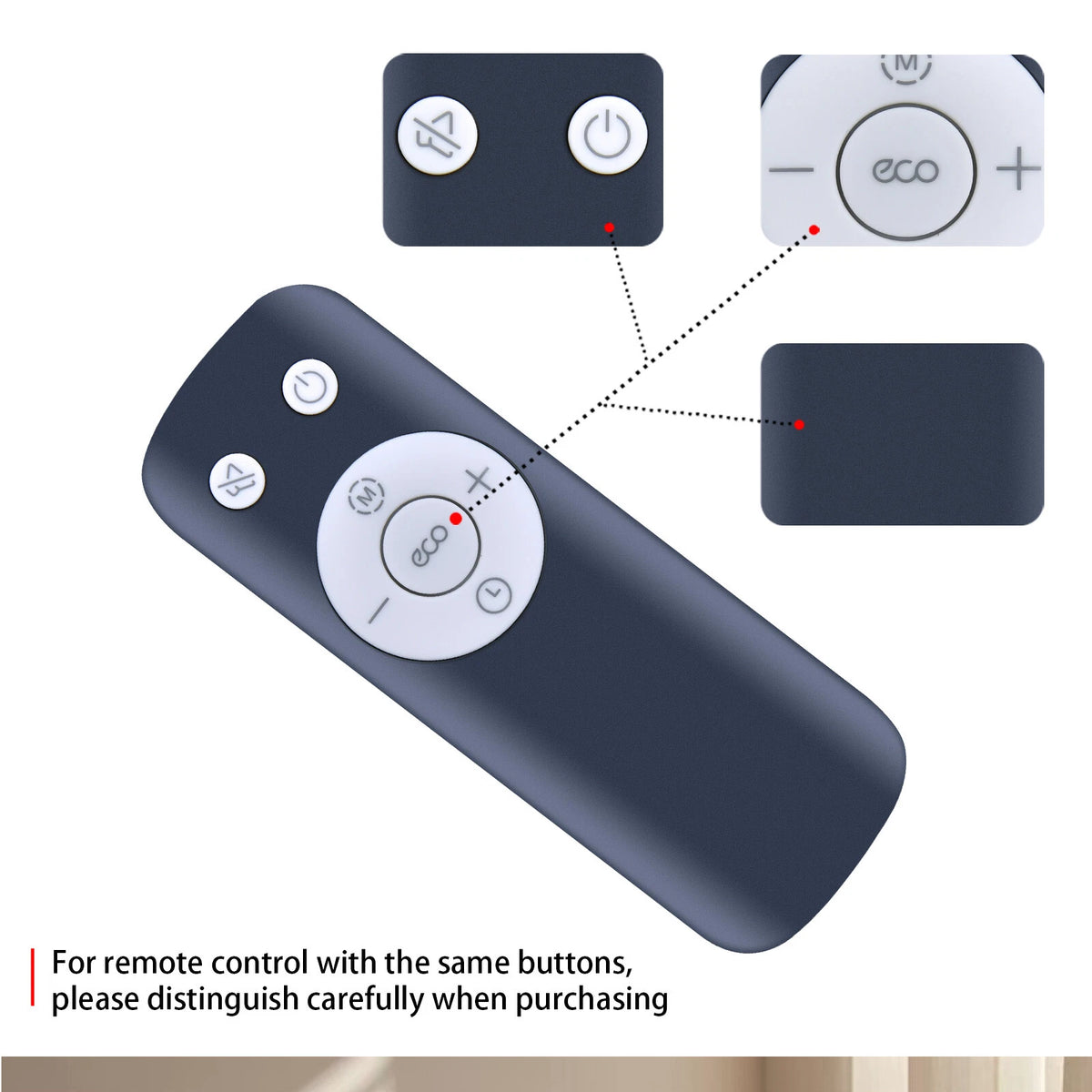 Remote Control For DREO Cruiser Pro Tower Fan