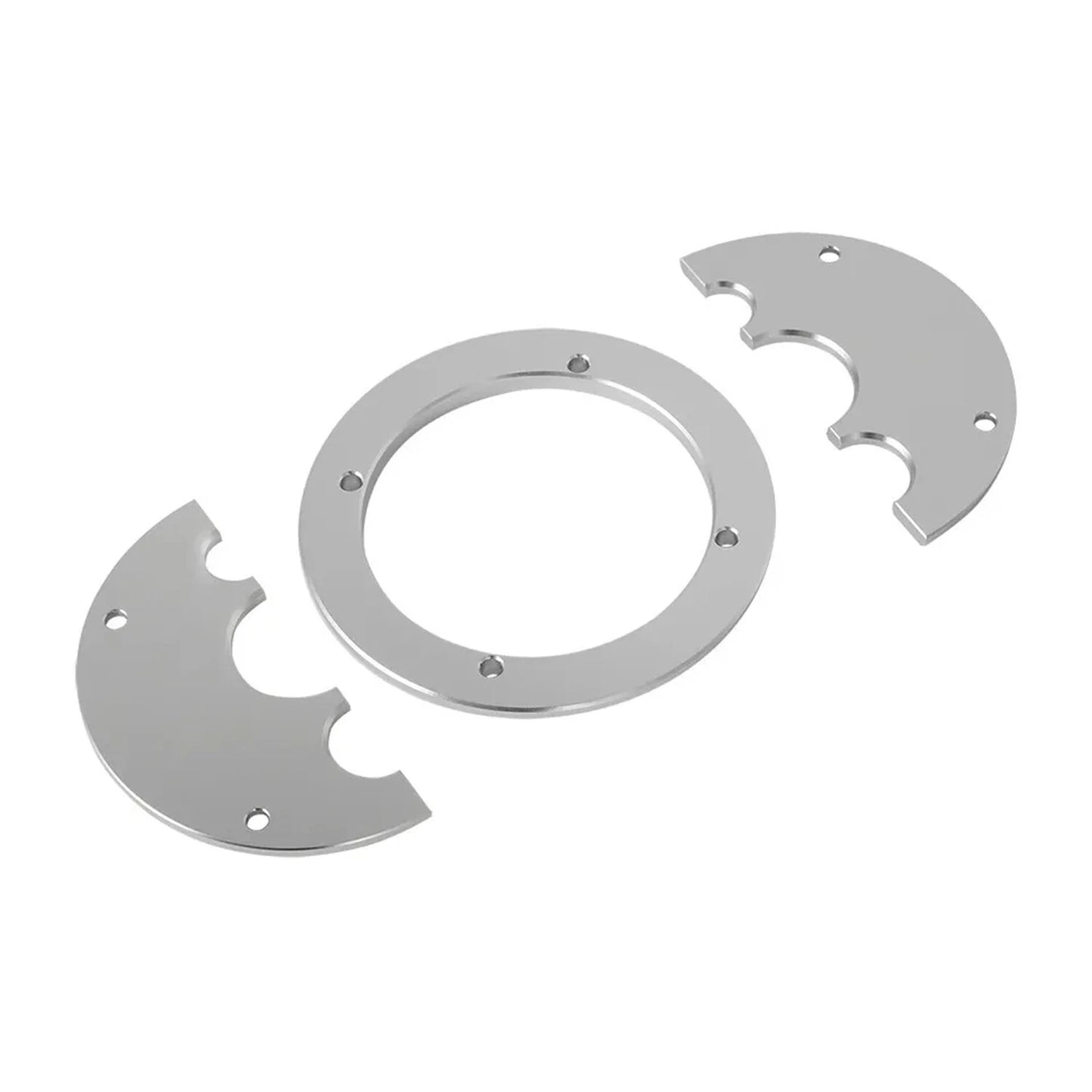 For Holley Terminator X Firewall LS Harness Split Face Grommet - 3 Hole Aluminum