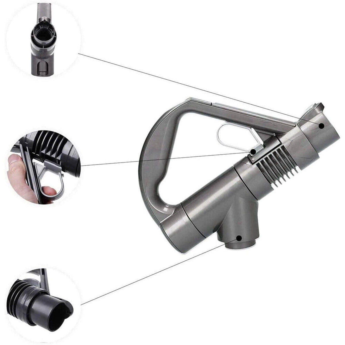 Wand Handle For Dyson Vacuum Cleaner DC19 DC23 DC26 DC29 DC32 DC36