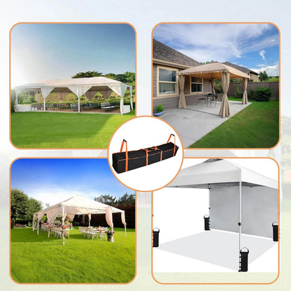Large Tent Storage Bag 67X11.5X11.5in with Handles 67X11.5X11.5inch, orange